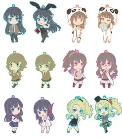 Rascal Does Not Dream of Bunny Girl Senpai: Nendoroid Plus Trading Rubber Keychain: 1Box (12pcs)