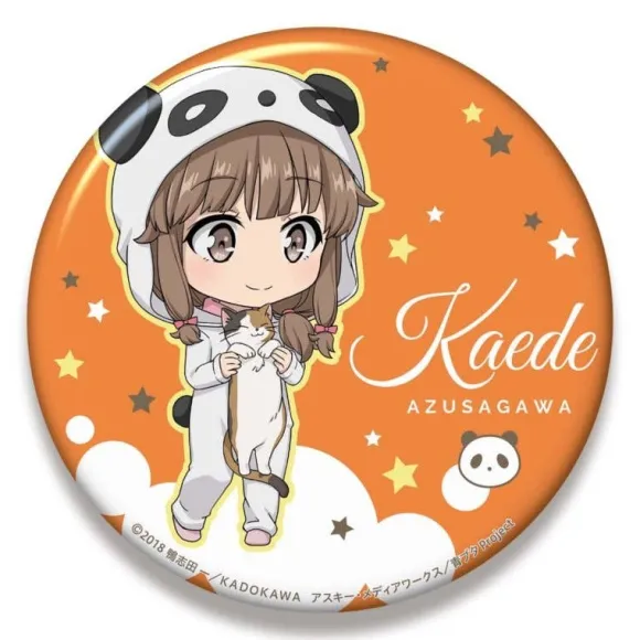 Rascal Does Not Dream of Bunny Girl Senpai: Nendoroid Plus Big Can Badge Kaede Azusagawa 2