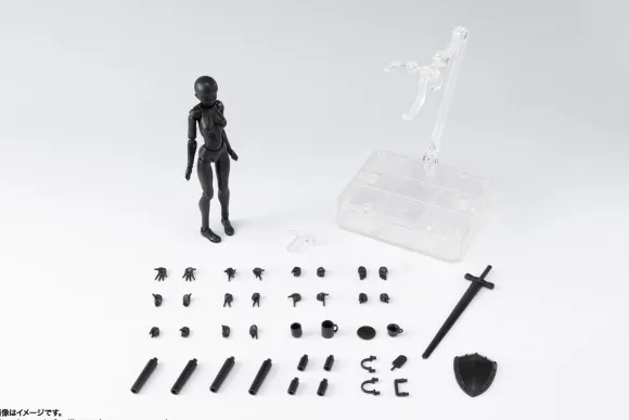 S.H.Figuarts Body-chan DX Set 2 (Solid Black Color Ver.)