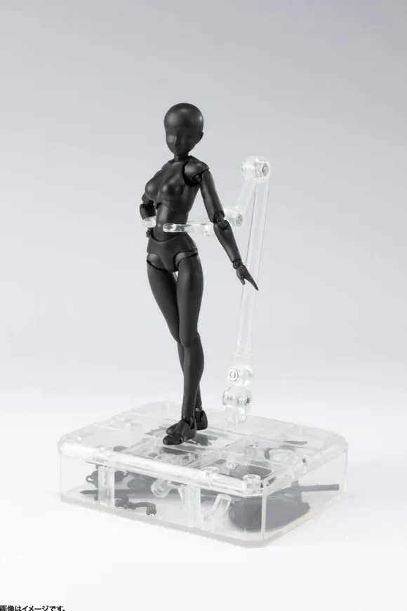 S.H.Figuarts Body-chan DX Set 2 (Solid Black Color Ver.)