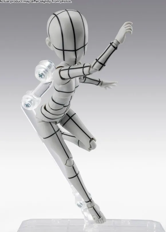 S.H.Figuarts Body-chan -Ken Sugimori- Edition -Wireframe- (Gray Color Ver.)