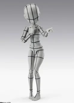 S.H.Figuarts Body-chan -Ken Sugimori- Edition -Wireframe- (Gray Color Ver.)