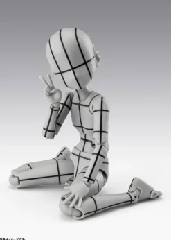 S.H.Figuarts Body-chan -Ken Sugimori- Edition -Wireframe- (Gray Color Ver.)