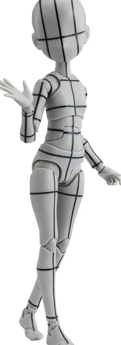 S.H.Figuarts Body-chan -Ken Sugimori- Edition -Wireframe- (Gray Color Ver.)