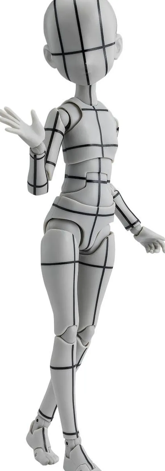 S.H.Figuarts Body-chan -Ken Sugimori- Edition -Wireframe- (Gray Color Ver.)