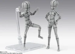 S.H.Figuarts Body-chan -Ken Sugimori- Edition -Wireframe- (Gray Color Ver.)