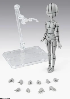 S.H.Figuarts Body-chan -Ken Sugimori- Edition -Wireframe- (Gray Color Ver.)