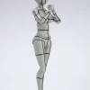 S.H.Figuarts Body-Chan Kentaro Yabuki- Edition Wireframe (Gray Color Ver.) (Reissue)