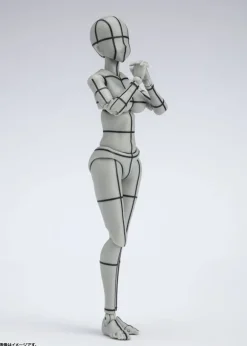 S.H.Figuarts Body-Chan Kentaro Yabuki- Edition Wireframe (Gray Color Ver.) (Reissue)