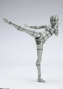 S.H.Figuarts Body-Chan Kentaro Yabuki- Edition Wireframe (Gray Color Ver.) (Reissue)