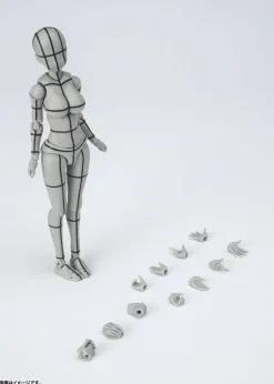 S.H.Figuarts Body-Chan Kentaro Yabuki- Edition Wireframe (Gray Color Ver.) (Reissue)