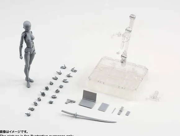 S.H.Figuarts Body-Chan (Ms. Body) DX SET (Gray Color Ver.)
