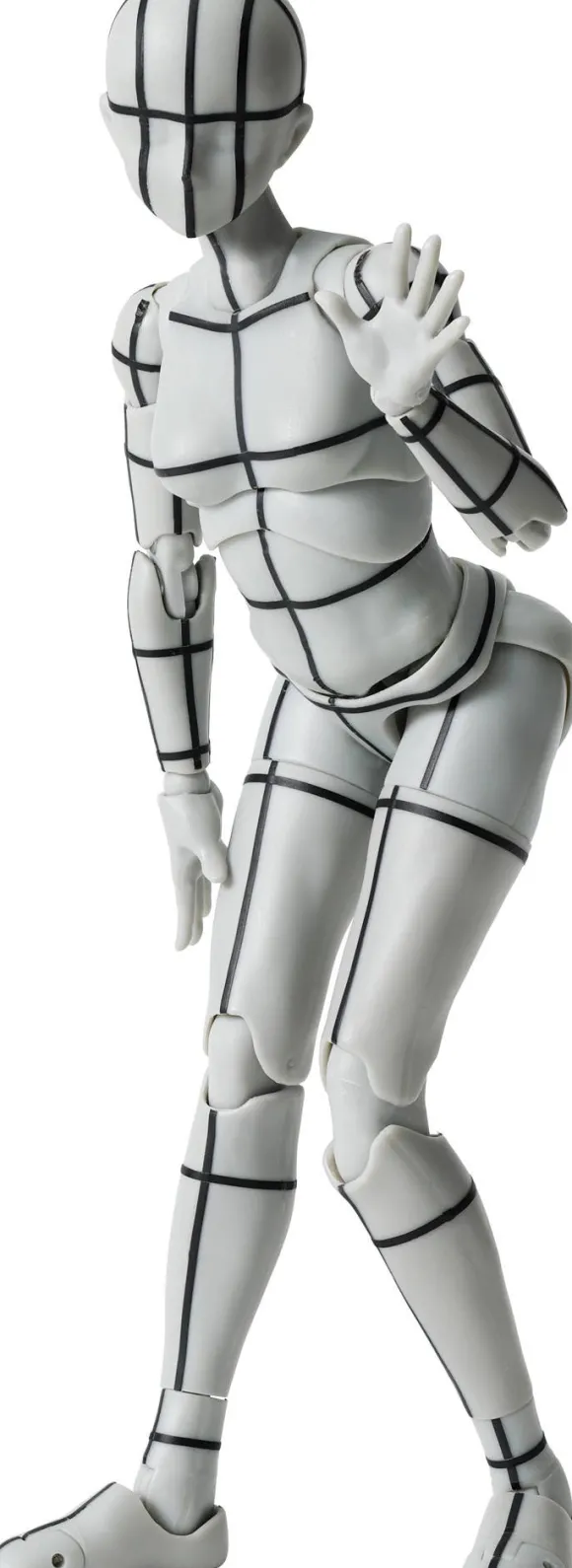 S.H.Figuarts Body-chan -Sports- Edition -Wireframe- (Gray Color Ver.)