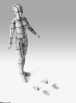 S.H.Figuarts Body-chan -Sports- Edition -Wireframe- (Gray Color Ver.)
