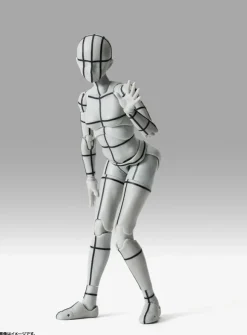 S.H.Figuarts Body-chan -Sports- Edition -Wireframe- (Gray Color Ver.)