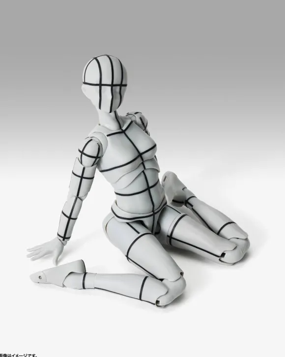 S.H.Figuarts Body-chan -Sports- Edition -Wireframe- (Gray Color Ver.)