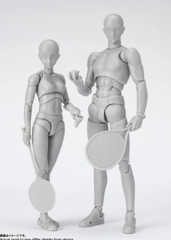 S.H.Figuarts Body-chan -Sports- Edition DX SET (Gray Color Ver.)