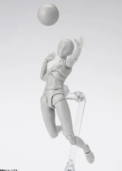 S.H.Figuarts Body-chan -Sports- Edition DX SET (Gray Color Ver.)