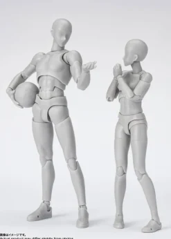 S.H.Figuarts Body-chan -Sports- Edition DX SET (Gray Color Ver.)