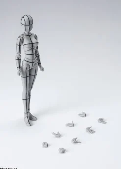 S.H.Figuarts Body-Chan Wireframe (Gray Color Ver.) (Reissue)