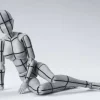 S.H.Figuarts Body-Chan Wireframe (Gray Color Ver.) (Reissue)