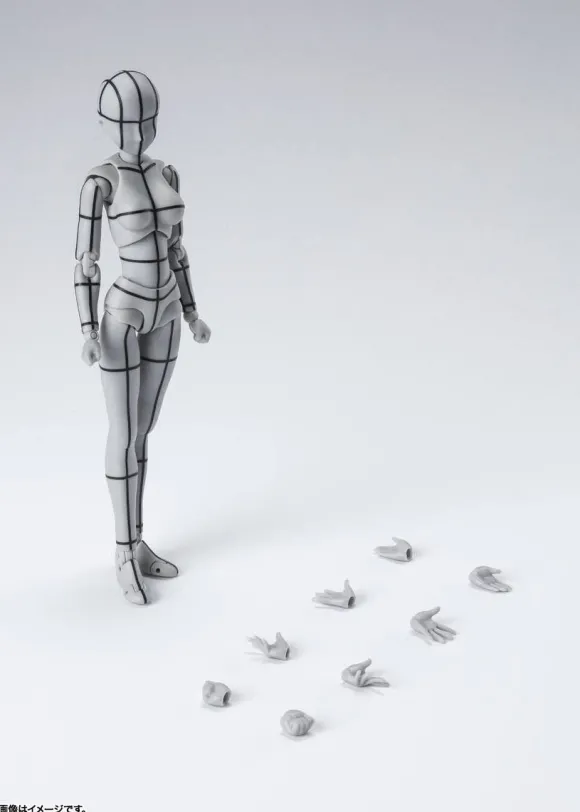 S.H.Figuarts Body-Chan Wireframe (Gray Color Ver.) (Reissue)