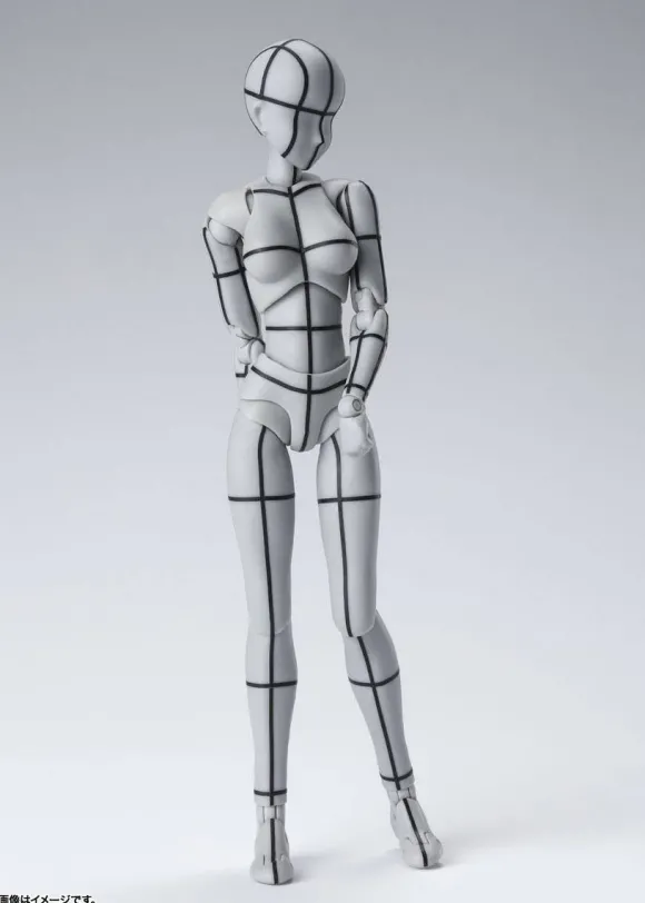 S.H.Figuarts Body-Chan Wireframe (Gray Color Ver.) (Reissue)