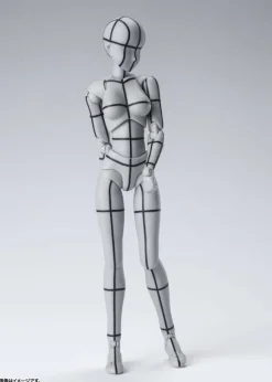 S.H.Figuarts Body-Chan Wireframe (Gray Color Ver.)