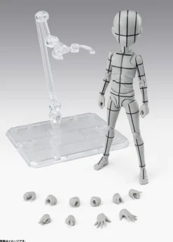 S.H.Figuarts Body-kun -Ken Sugimori- Edition -Wireframe- (Gray Color Ver.)