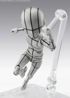 S.H.Figuarts Body-kun -Ken Sugimori- Edition -Wireframe- (Gray Color Ver.)