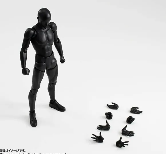 S.H.Figuarts Body-Kun (Solid Black Color Ver.) (Reissue)