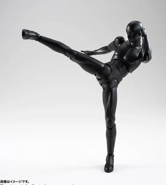 S.H.Figuarts Body-Kun (Solid Black Color Ver.) (Reissue)