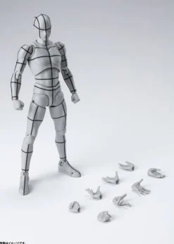 S.H.Figuarts Body-Kun Wireframe (Gray Color Ver.) (Reissue)