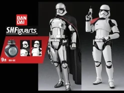 S.H.Figuarts First Order Stormtrooper & Captain Phasma with BB-9E