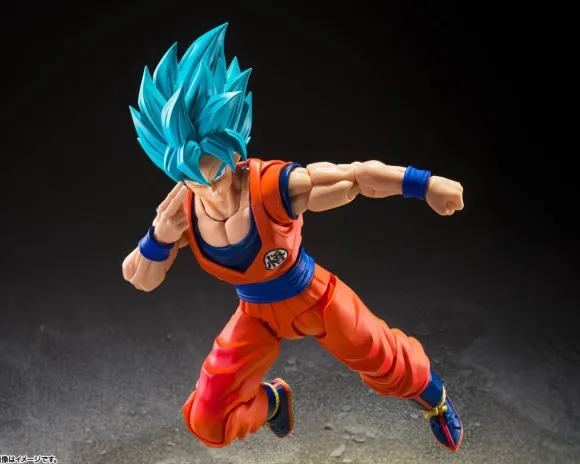 S.H.Figuarts Super Saiyan God Super Saiyan Son Goku Blue Power Transcending Limits