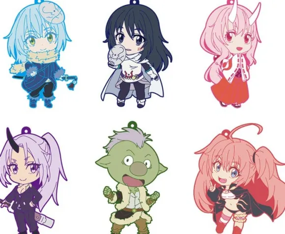That Time I Got Reincarnated as a Slime: Nendoroid Plus Trading Rubber Keychain 1Box 6pcs