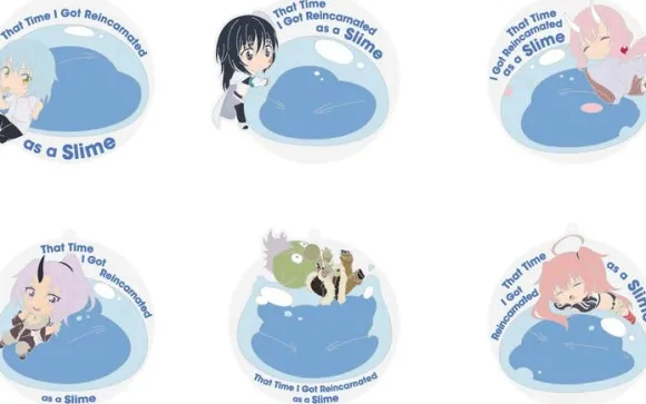 That Time I Got Reincarnated as a Slime: Nendoroid Plus Rimuru-sama Trading Rubber Coaster 1Box 6pcs