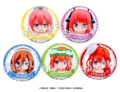 The Quintessential Quintuplets Nendoroid Plus Collectible Pinback Button: 1Box (5pcs)